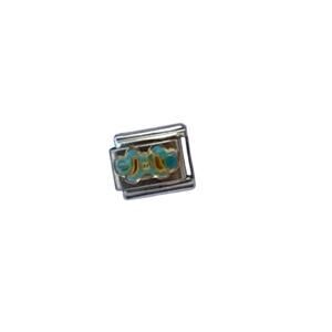 Blues Clues 90s Cartoon 9mm Silver Stainless Steel Italian Charms Y2K Vintage